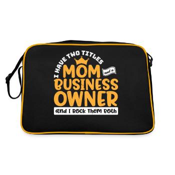 Milliardaire dans le style de vie d’entreprise Geschen - Sac Retro - noir/or - Dos