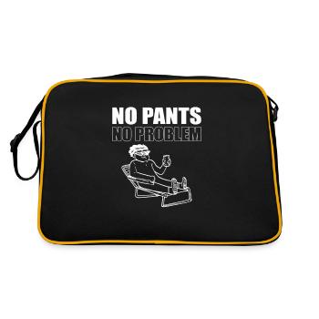 No Pants No Problem - Retro Bag - black/gold - Back