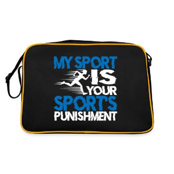 My Sport Is Your Sport's Punishment 2 - Retro Bag - black/gold - Back