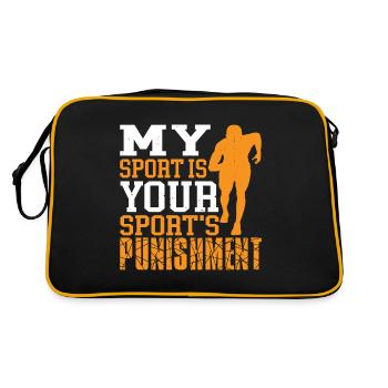 My Sport Is Your Sport's Punishment 3 - Retro Bag - black/gold - Back