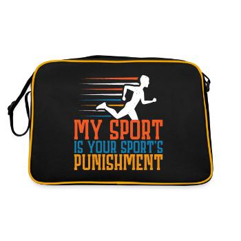 My Sport Is Your Sport's Punishment 4 - Retro Bag - black/gold - Back