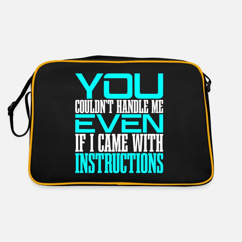 Vous ne pouviez pas me gérer même avec les instructions 2 Sac Retro