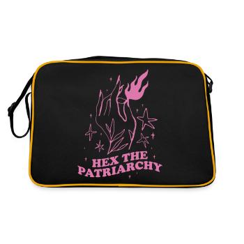 Hex The Patriarchy Feminism Gift - Retro Bag - black/gold - Back