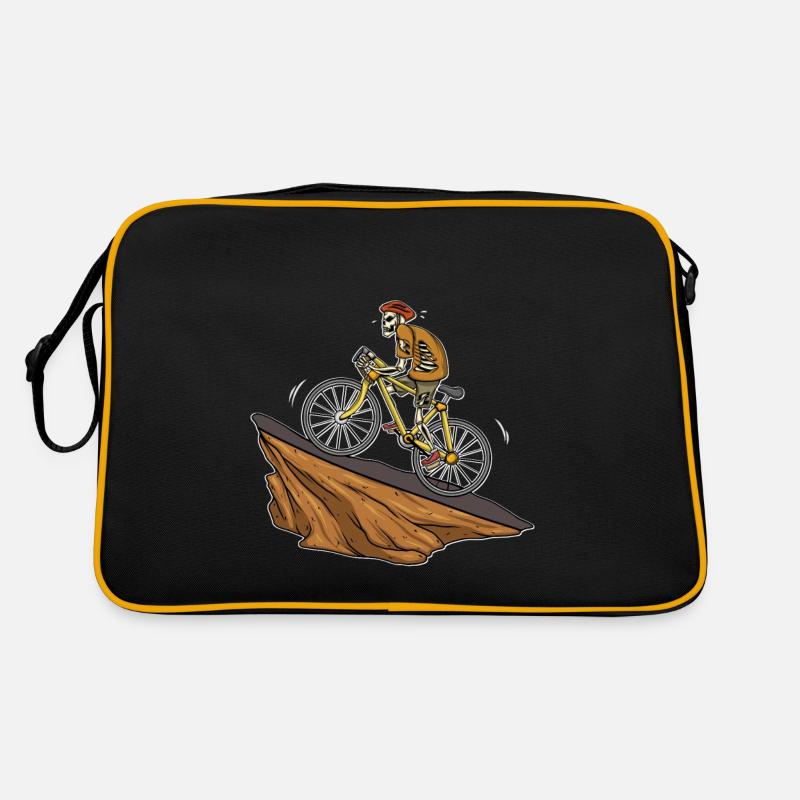 Cyclistes Cyclisme Vélo Squelette Vélo Sac Retro