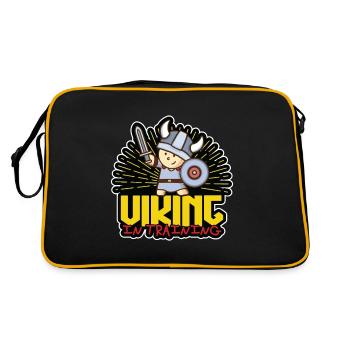 Viking en formation - Sac Retro - noir/or - Dos