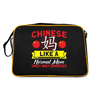 Chine Chinese Roots Cadeau - Sac Retro - noir/or - Dos