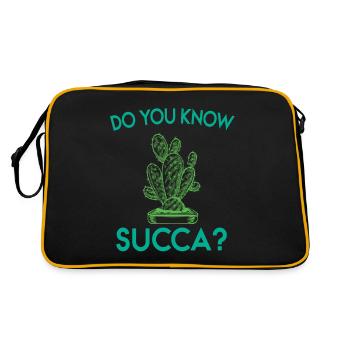 Connaître succa Green Plant Cactus Lovers - Sac Retro - noir/or - Dos