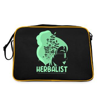 Herb Collector Herb Herb Garden Herbs - Retro Bag - black/gold - Back