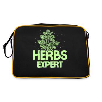 Herb Expert Herb Herb Garden Herb Herb - Retro Bag - black/gold - Back