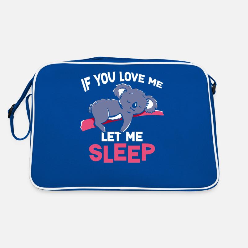 Si tu m’aimes, laisse-moi dormir animal Koala Sac Retro