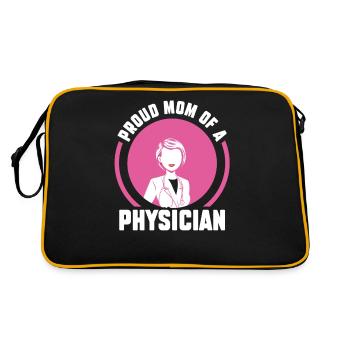 Proud Mother of A Doctor Doctor Doctor Doctor - Retro Bag - black/gold - Back