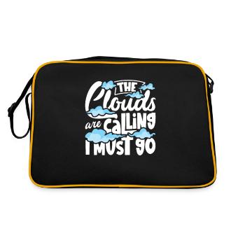 Cloud Watcher Meteorology Meteorologist Cloud - Retro Bag - black/gold - Back