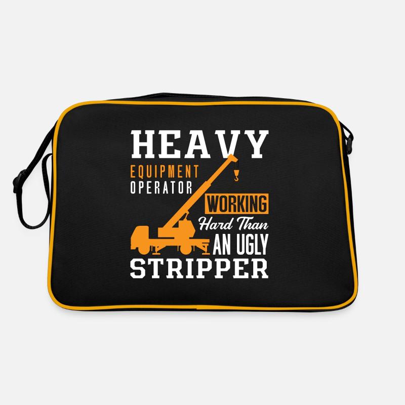 Construction Grutier Grutier Travailleur de la Construction Cadeau Sac Retro