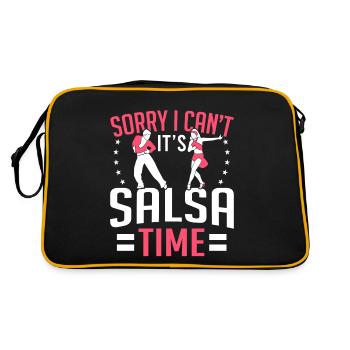Danse latine Désolé je ne peux pas c’est Salsa Time Salsa - Sac Retro - noir/or - Dos