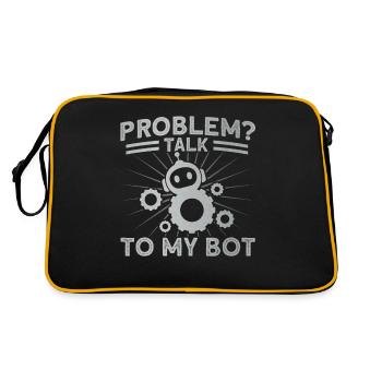 Robot Robotics Engineer Costume Robot - Retro Bag - black/gold - Back