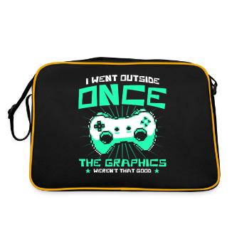 Jeu de hasard Retro Gamer Jeux vidéo Cadeau - Sac Retro - noir/or - Dos