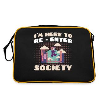 Jeu de hasard Retro Gamer Jeux vidéo Cadeau - Sac Retro - noir/or - Dos