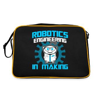 Robot Robotics Engineer Costume Robot - Retro Bag - black/gold - Back