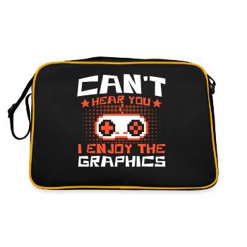Jeu de hasard Retro Gamer Jeux vidéo Cadeau - Sac Retro - noir/or - Dos