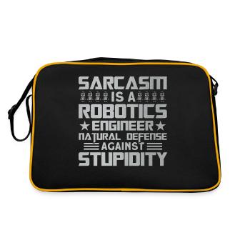 Robot Robotics Engineer Costume Robot - Retro Bag - black/gold - Back