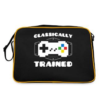 Jeu de hasard Retro Gamer Jeux vidéo Cadeau - Sac Retro - noir/or - Dos