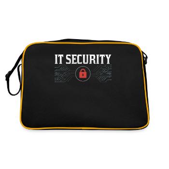 It Security Hack Cybersecurity Hacking Hacker - Retro Bag - black/gold - Back