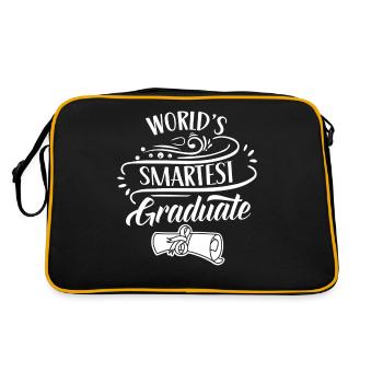 Le diplômé le plus intelligent du monde - Sac Retro - noir/or - Dos