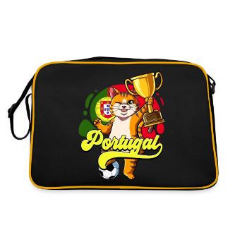 Portugal Football - Sac Retro - noir/or - Dos