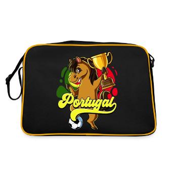Portugal Football - Sac Retro - noir/or - Dos