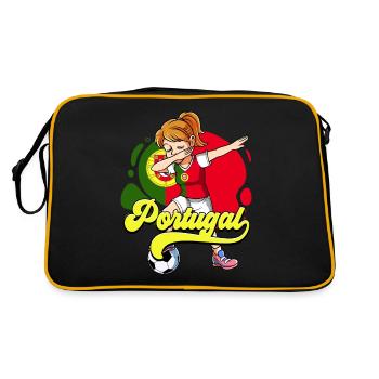 Portugal Football - Sac Retro - noir/or - Dos