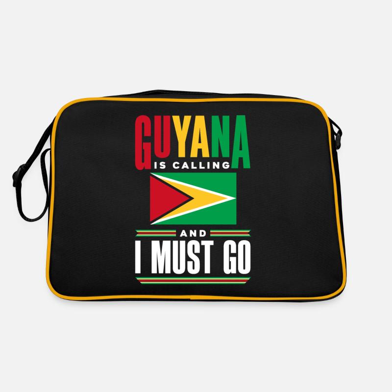 Guyana Guyana Guyana Drapeau Guyana est appelé et Sac Retro