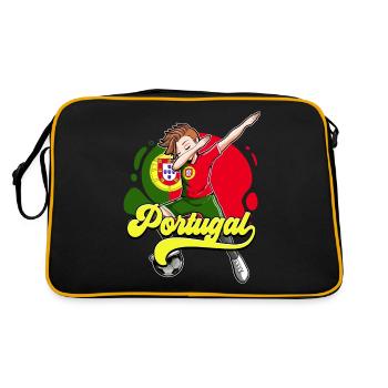 Portugal Football - Sac Retro - noir/or - Dos