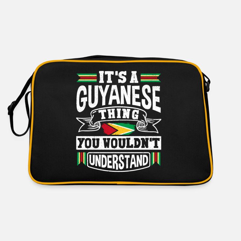 Guyana Guyana Guyana drapeau c’est une chose guyanaise Sac Retro