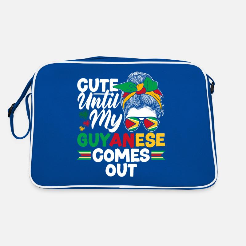 Guyana Guyanese Guyana Flag Cute Until My Retro Tasche
