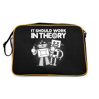 Robot Robotics Engineer Costume Robot - Retro Bag - black/gold - Back