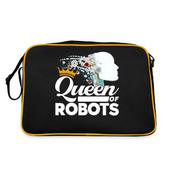 Robot Robotics Engineer Costume Robot - Retro Bag - black/gold - Back