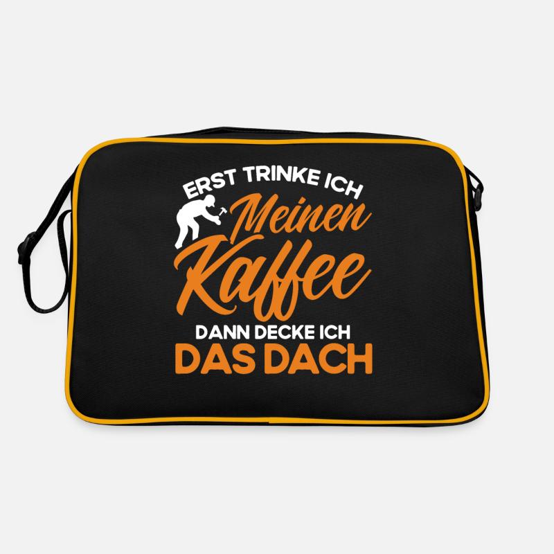 Dachdecker Geselle Dachdecker Dachdeckermeister Retro Tasche