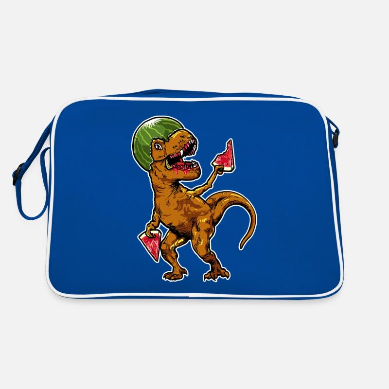 T-Rex Pastèque Dino Dinosaure Melon Été Sac Retro