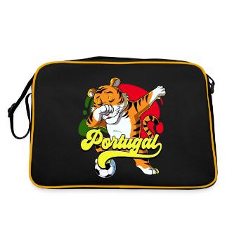 Portugal Football - Sac Retro - noir/or - Dos