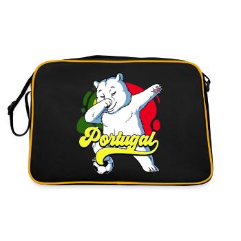 Portugal Football - Sac Retro - noir/or - Dos
