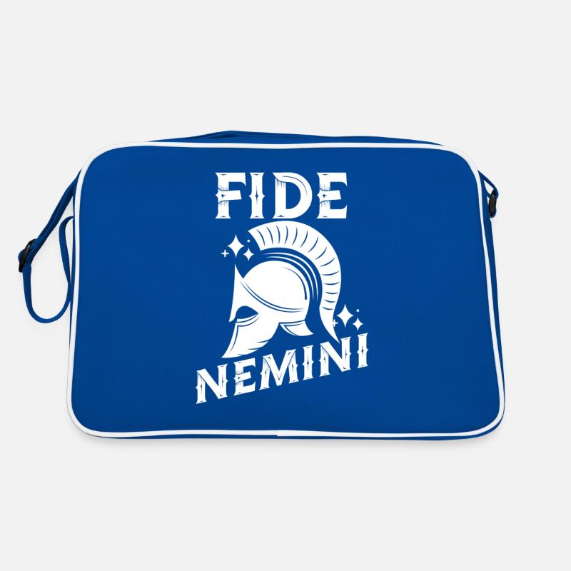 Fide Nemini Langue latine Latin Sac Retro