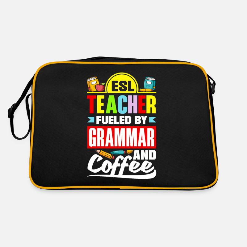 ESL Teacher Linguist Multilingual Teaching Retro Bag