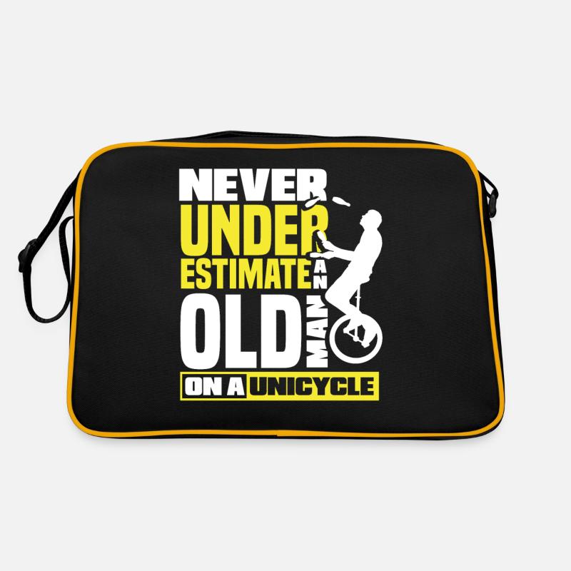 Circus Performer Never Underestimate An Old Man Retro Tasche