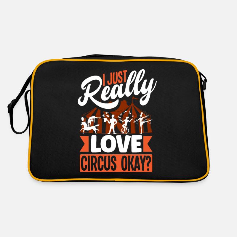 Artiste de cirque J’aime vraiment Cirucs d’accord Sac Retro