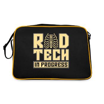 Radiology X-ray Technician X-ray Doctor Gift - Retro Bag - black/gold - Back