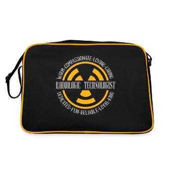 Technicien en radiologie Rad Tech Doctor Cadeau - Sac Retro - noir/or - Dos