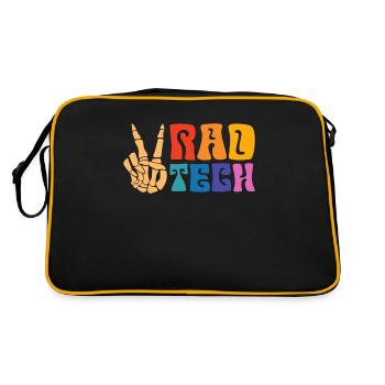 Technicien en radiologie Docteur Rad Tech Cadeau - Sac Retro - noir/or - Dos