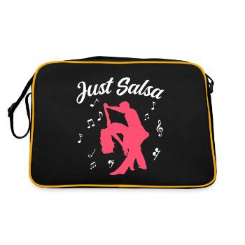 Danseuse de Salsa Danse Latine Just Salsa - Sac Retro - noir/or - Dos