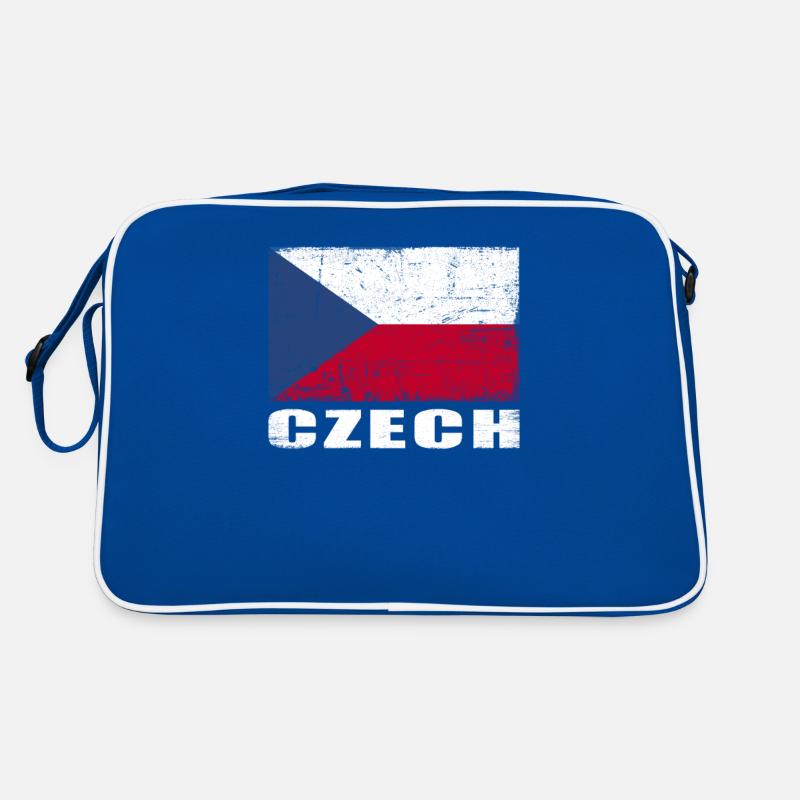 Drapeau de la République tchèque Grunge Drapeau tchèque Sac Retro