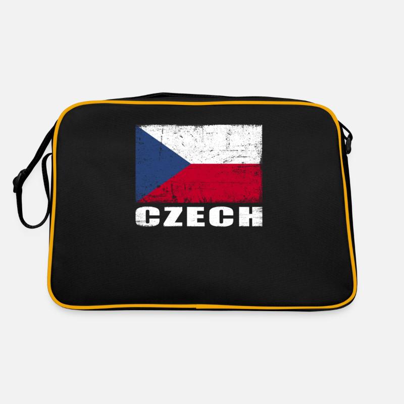 Drapeau de la République tchèque Grunge Drapeau tchèque Sac Retro